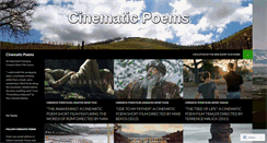 Desktop Screenshot of cinematicpoems.com