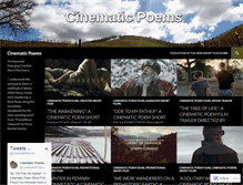 Tablet Screenshot of cinematicpoems.com